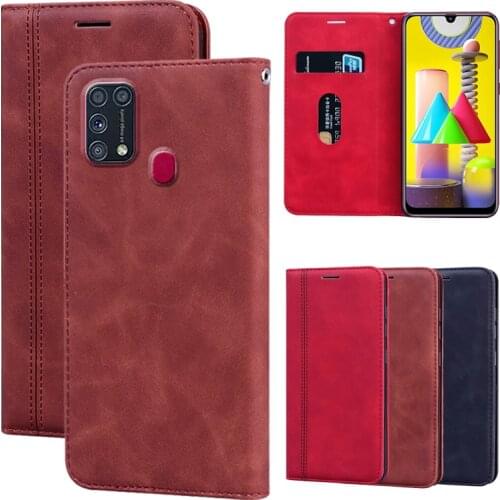 Cover For Samsung Galaxy M31 Prime Case чехол Magnetic Flip Leather Cover Samsung M31 SM-M315F Wallet Funda Shell Protector Etui