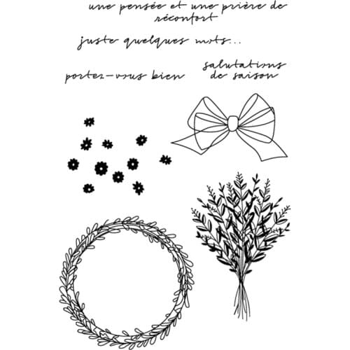 Clear stamps thanksgiving day decorative stamps scrapbook embellishment