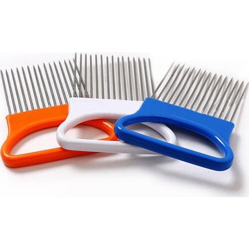 1Pcs Vegetable Fruit Beef Onion Slicer Cutting Holder Slicing Cutter Stainless Steel Meat Needle Random Color