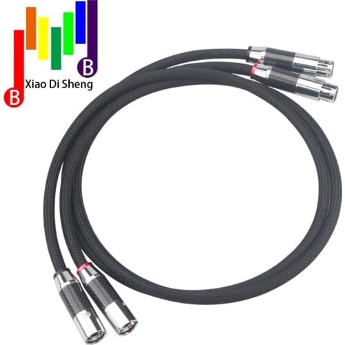 Hi-end HIFI FA-220 PVC 2 core Pure Copper OFC PCOCC Female XLR to Male XLR RCA jack Audio Cables Wire Line