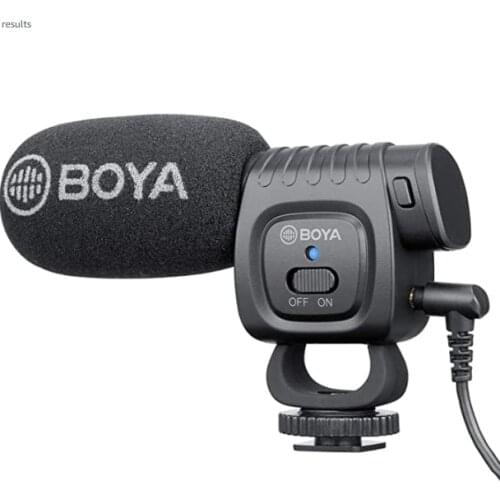 Boya BY-BM3011 On Camera Cardioid Condenser Microphone Audio Video Mic for Canon Nikon DSLR PC Smartphone Live Streaming Vlog