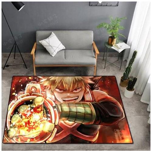 Anime My Hero Academia Floor Rug Doormat Carpet Bedroom Livingroom Non-slip Large Mat Cartoon For Boy Girls Adults Gift