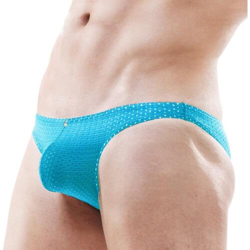 Newest Men Underwear Male Sexy Briefs Jockstrap Mesh Hole U Convex Pouch Panties High-quality Man Pants M-XXL Men Underpants