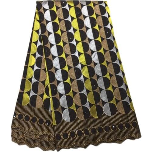 New Coming African Swiss Voile Lace In Switzerland Stoned Nigerian Tulle Lace Fabric For Dress Swiss Cotton Lace Fabrics 5 Yards