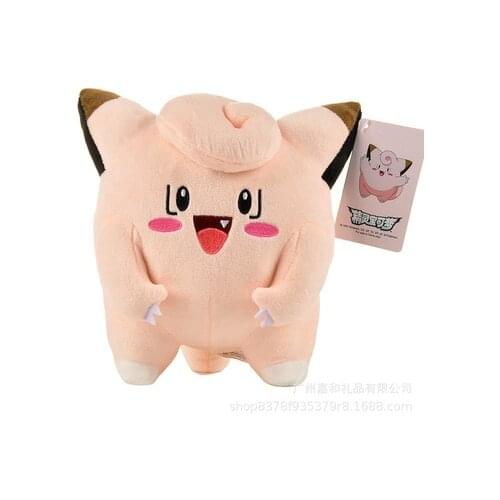 Original Anime Games Pokemon Characters Clefairy Plush Toy 20CM Stuffed Toys A Birthday Present For Fhildren