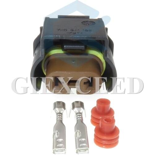 2 Sets 2 Pin 7H0941165 Auto Fog Light Connector Wiring Harness Socket 7H0 941 165 For VW Audi EOS Jetta Golf MK6 Passat Tiguan