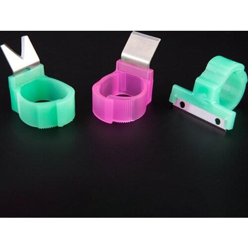 Vegetables Picker Thumb Ring Tomato Cucumber Grape Fruit Hand Cutting Tool Sharp Blade, Fast Picking Helper for Vegetable Garden