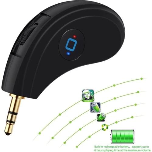 Universal CSR4.0 Bluetooth Wireless Receiver Stereo Audio Music AUX Speaker Adapter with Hands Free Calling 10pcs