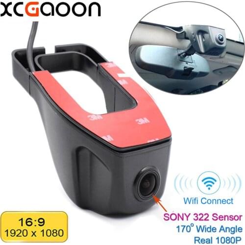 XCGaoon Wifi 170 degree Car DVR Video Recorder Camcorder Dash Camera 1080P Night Version Novatek 96655 Use SONY 322 Sensor