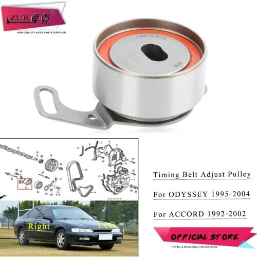 ZUK Timing Belt Tensioner Adjuster Pulley For HONDA ACCORD 1992-2002 2.0L 2.2L 2.3L ODYSSEY 1995-2004 OE# 14510-PT0-003 / 004