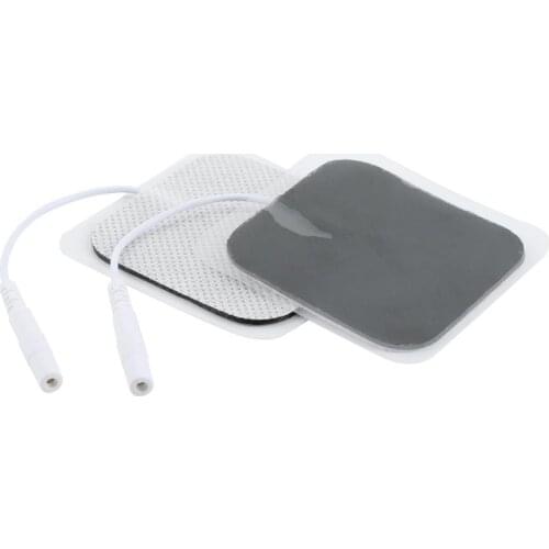 1Pair / 5*5cm Electrode Pads for Digital TENS Meridian Therapy Massage Patches Machine Electronic Physiotherapy Massager