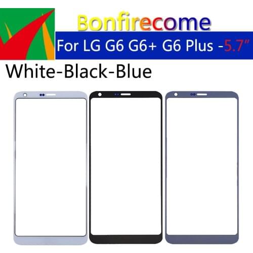10Pcs\lot For LG G6 G6+ G6 Plus H870 H871 H872 H873 H870K H870S H870DS LCD Front Touch Screen Glass Outer Lens Replacement