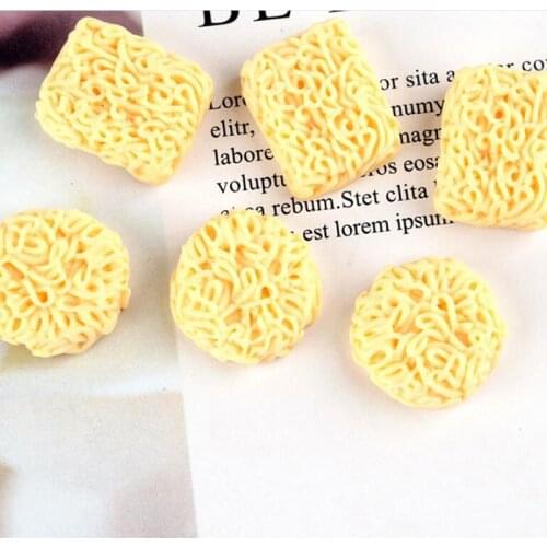 10pcs Resin Instant Noodles DIY Modeling Clay Accessories Toys For Children