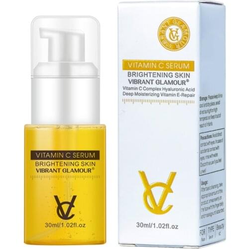 30ml Natural Vitamin C Serum Liquid Hyaluronic Acid Essential Oil Moisturizng Anti Aging Anti Wrinkle Serum For Skin Care TSLM1