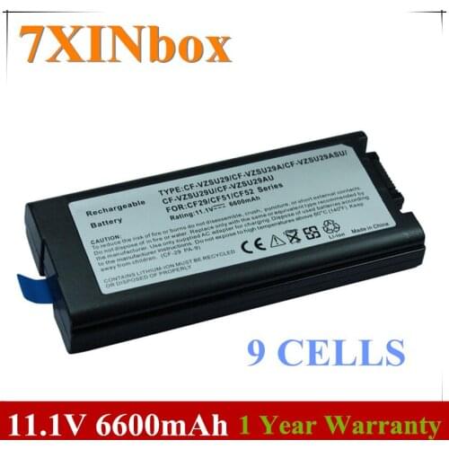 7XINbox 11.1V CF-VZSU29 CF-VZSU29U CF-VZSU29A CF-VZSU29ASU CF-VZSU29AU Laptop Battery For Panasonic CF-29 CF-29A CF-51 CF-52
