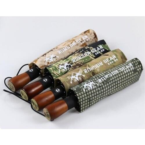 Multicam Camouflage Full-automatic Umbrella Men Women Folding Umbrella Army Fans Gift Wind Rain Resistant