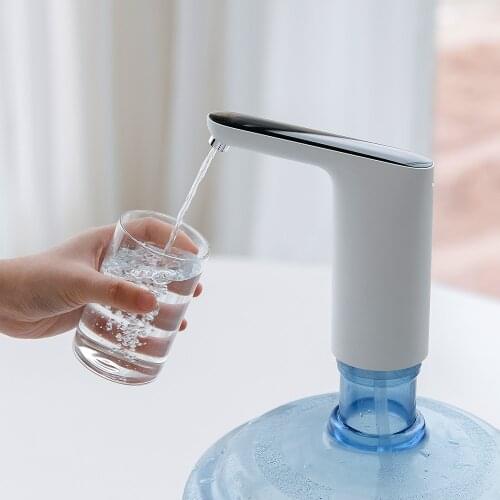 Automatic Water Pump Mini Touch Button Switch Wireless Rechargeable 60 min Auto Stop Electric Dispenser Overflow protection TDS