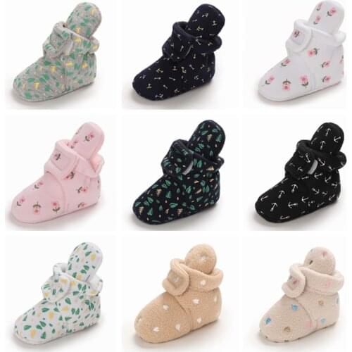 Winter Girl Baby Boy Boots Warm Plush Snow Boots Cute And Comfortable Newborn Baby Girl Shoes Toddler Shoes