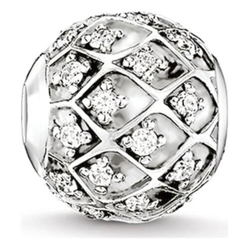 925 Sterling Silver & Zirconia Royal Lotus Bead, Most Fashion DIY Karma Beads for Jewelry Making Fit Charms Bracelets for Women