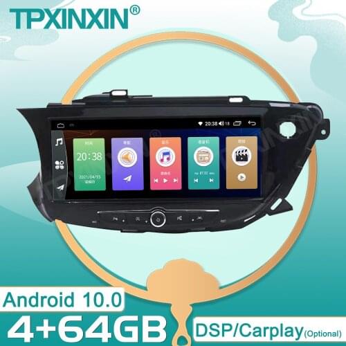For Buick Envision 64G Android 10.0 IPS Screen 12.3 Inch Radio Car Multimedia Player Carplay GPS DSP Navigation System Head Unit