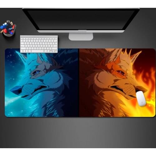 Super Cool Water Fire Wave Stitching Mouse Pad High Quality Washable PC Gaming Pad Computer Gamer Like Keyboard Mouse Mat Gift