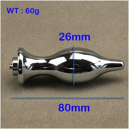 Electric Shock Metal Electric Anal Plug Anal Vibrator Gay electrical stimulation Medical Electric Shock Sex Toy Accessories