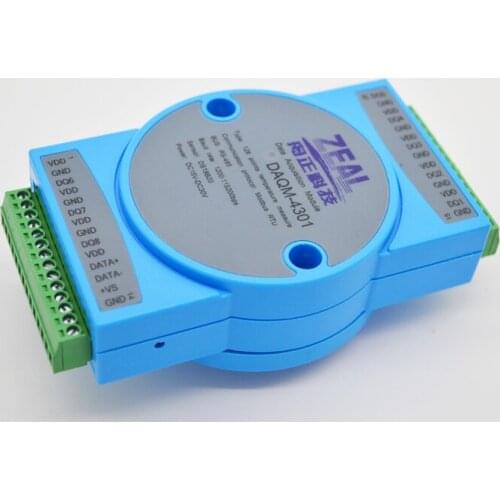 Sensor DS18B20 Input Acquisition Module, Temperature 485 Modbus DAQM4301