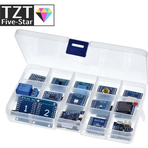 TZT 15PCS TZT D1 Mini Pro WiFi Development Board KIT NodeMcu Lua, Based On ESP8266 D1 Mini Pro V1.1.0 For Arduino