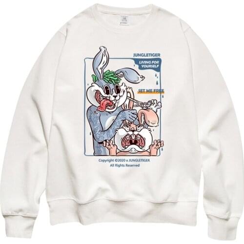 2020 New Arrival Top Fashion Casual Cotton Print O-neck None Hoodies Hip Hop Sweatshirt Popular Logo Thin Collar Fleece Male