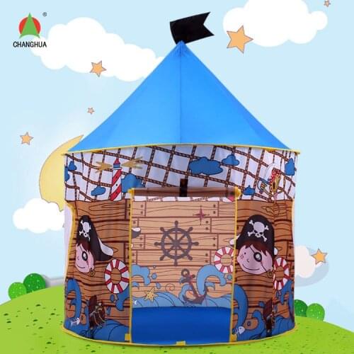 The New Mongolia Children Pirate Game House Boy Play Children Cloth Toy Tents Free Shipping