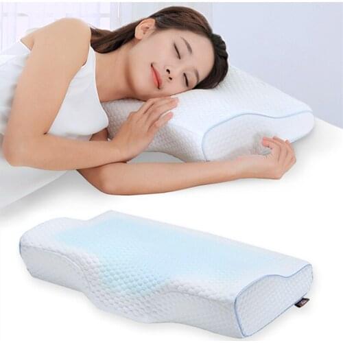 50*30CM Neck Pillow Slow Orthopedic Rebound Memory Foam Pillow Sleeper Cervical Health Care Pain Release Pillow