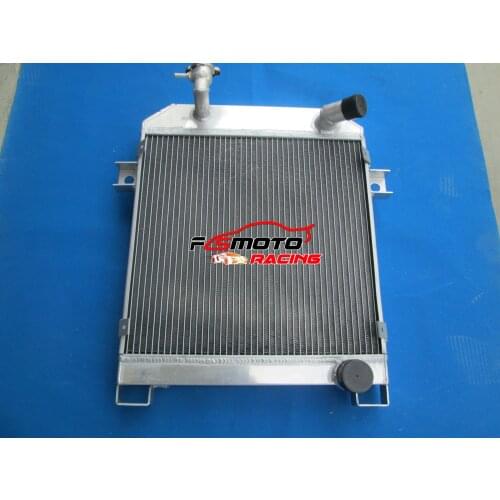 Aluminum Alloy Radiator For Jaguar MK1/MK2 MK I/II S-TYPE Saloon MT Manual 1955-1967 64 63 62 61 60 59 58 57 56