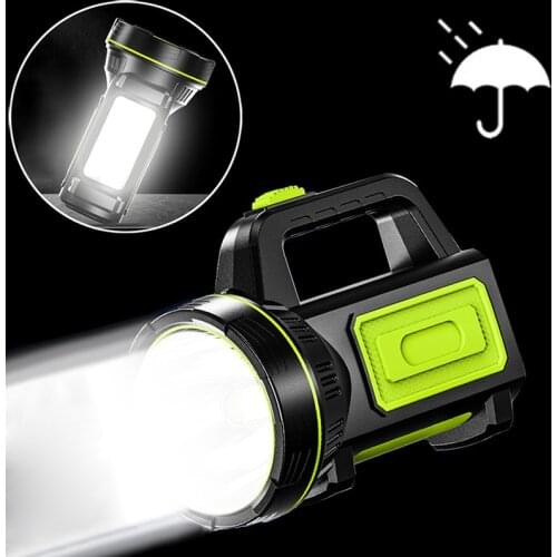 13500LM Portable LED Spotlight Camping Lantern Waterproof Flashlight Searchlight USB Rechargeable Hiking Light Portable Torch