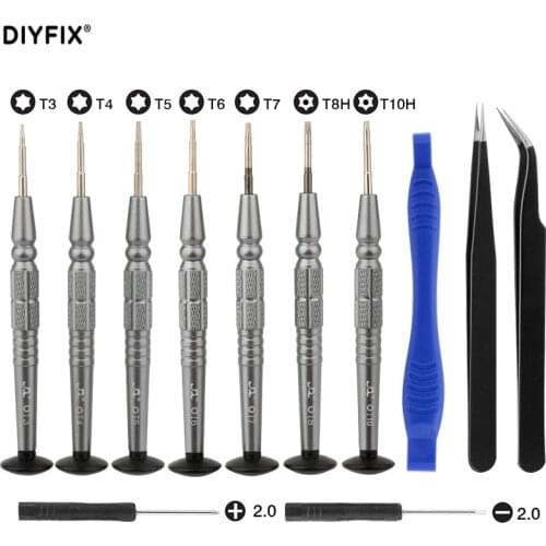 DIYFIX 12 in 1 Open Repair Tool For Microsoft Xbox 360 Game Console For Nintendo Switch Disassemble Screwdriver Set Repair Tool