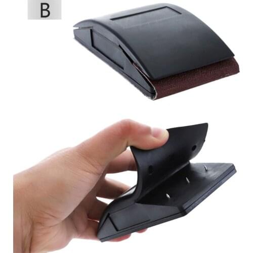 Manual Sanding Block Grinding Disc Sandpaper Holder Polishing Tool Grinding Block Hand Contact Surface