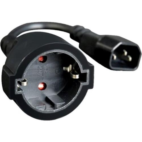 Power Cord GEMBIRD PC-SFC14M-01 C14 Black