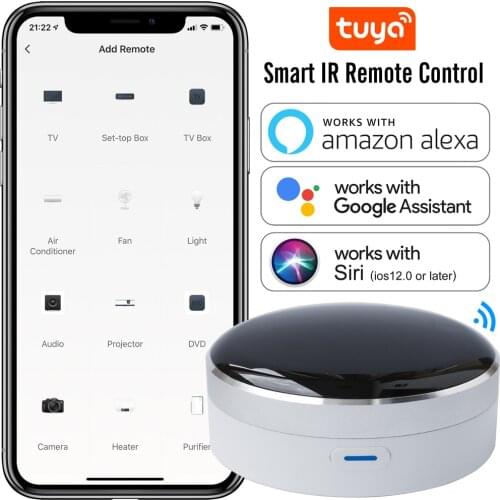 Cloudraker Tuya Smart IR Remote Control Intelligent Universal Infrared Blaster Works with Alexa Google Home Siri Voice Commands