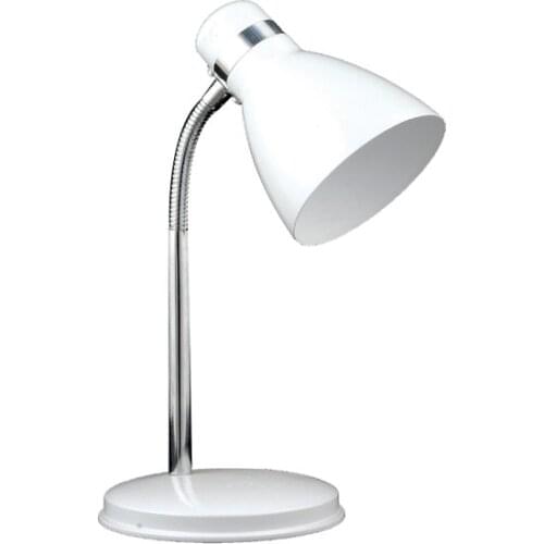 Modern New Nisaluce Modern Chrome Spiral Table lamp White Desk lamp
