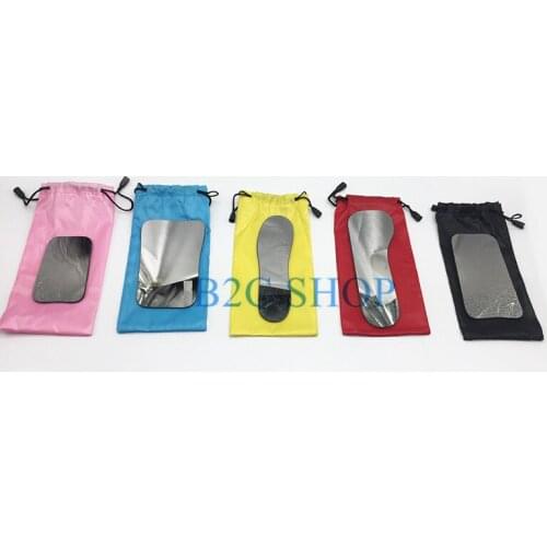 5PC Dental Orthodontic Double-Sided Mirrors Reflector Dentistry Intra Oral Glass Coated Titanium Dental Photography Mirrors