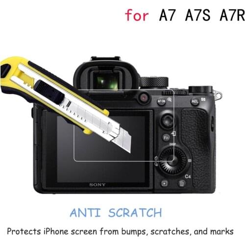 For Sony Alpha A7 A7S A7R DSLR Digital Camera New LCD 9H Tempered Glass Screen Protector Film