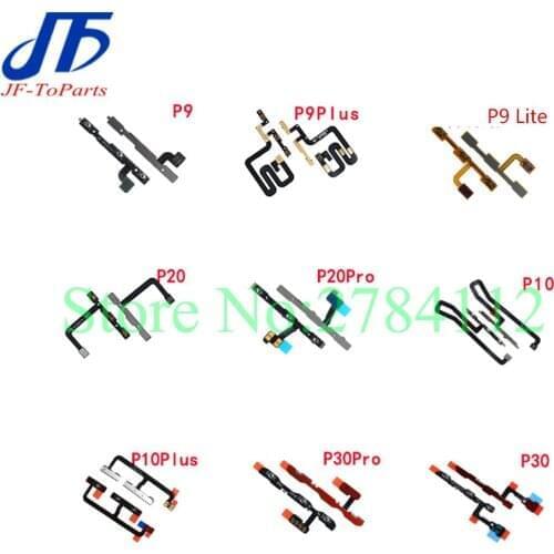 10Pcs Power ON OFF Volume Button switch Flex Cable Ribbon Replacement for Huawei P20 P10 P9 P8 P7 lite plus pro nova 3e Repair