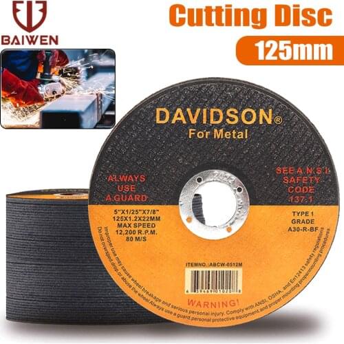 2-50Pcs 125MM Metal Cutting Disc Angle Grinder Cut off Wheels For Iron Stainles Steel Grinding Blade Cutter