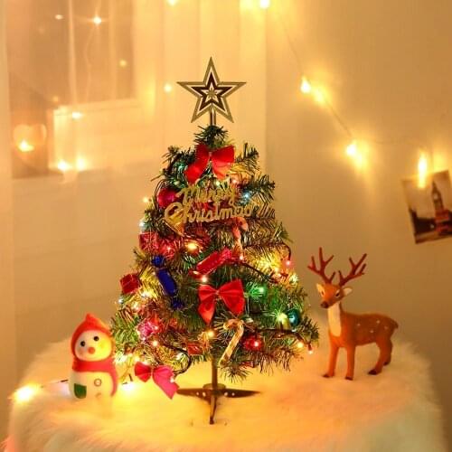 40CM LED Christmas Tree Nightlight Decoration Light Mini Xmas Tree Christmas Decoration New Year Gift Party Holiday Supplies New