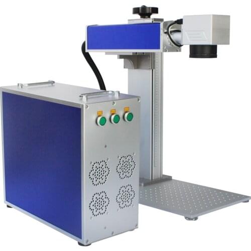 Free Shipping 20W 30W Flying Ring Portable Mini Laser Marking Machine Small Raycu Fiber 3d Logo Printing Machine