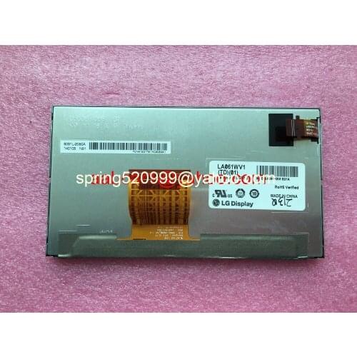 FREE SHIPPING NEW DISPLAY LA061WV1 LA061WV1(TD)(01) FOR TOYOTA RAV4 Screen Digitizer Lens