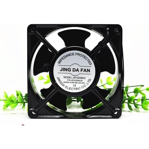 Free Shipping NEW JING DA FAN Oil contained axial flow fan JD12038AC 220V0.14A AC cooling fan
