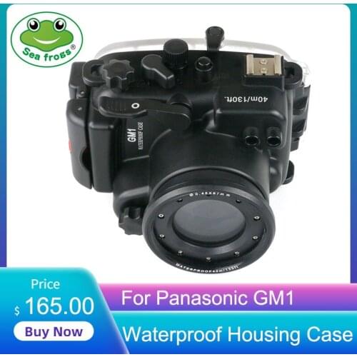 For Panasonic GM1 Digital Camera Diving Case Underwater Waterproof Housing Case Transparent Waterproof Cover