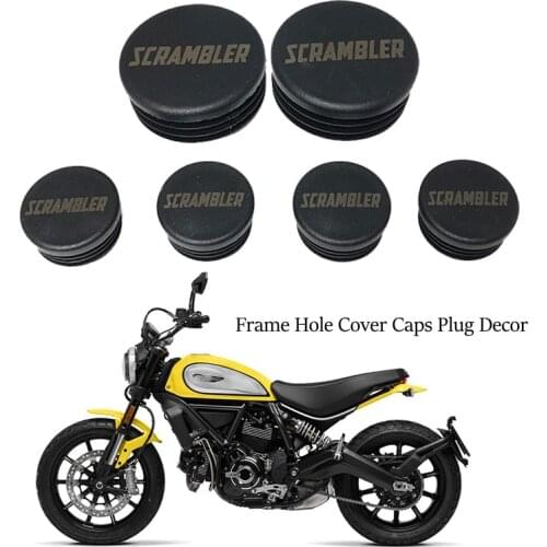 For Ducati Scrambler 400 800 2014 2015 2016 2017 2018 2019 Fairing Screws Frame Hole Cap Cover Plug Decor Frame Cap Set 6pcs