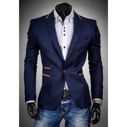 2017 Latest Coat Pant Designs Navy Blue Men Jacket Prom Blazer Slim Fit Skinny Tuxedo Custom Groom Party Suits Terno Masculino