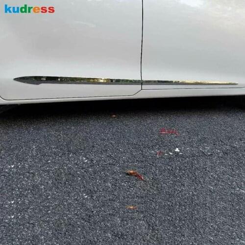 For Toyota Voxy Noah 2017 2018 ABS Chrome Side Door Line Body Molding Cover Trim Protector Bezel Styling Car Accessories